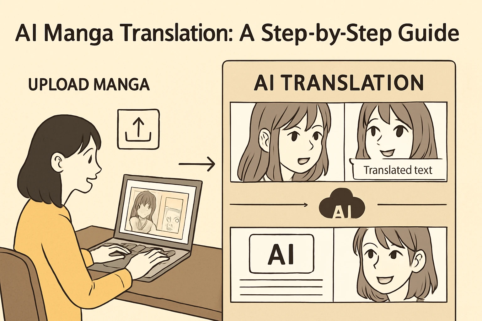 OCR segmentation feeding an AI manga translation pipeline Diagram of OCR detection and bubble segmentation